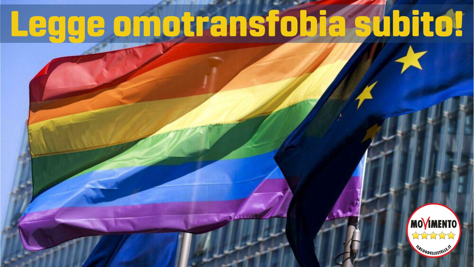 Il #M5S ha voluto l'istituzione e il finanziamento degli sportelli e centri rifugio #LGBT, ora in bando presso l'#UnarIl M5S ha voluto l'istituzione della giornata contro l'omolesbobitransfobia e percorsi di educazione e sensibilizzazione nelle scuole Il M5S alla Camera, attraverso la sua presidenza della commissione Giustizia, ha immediatamente calendarizzato le proposte di legge .